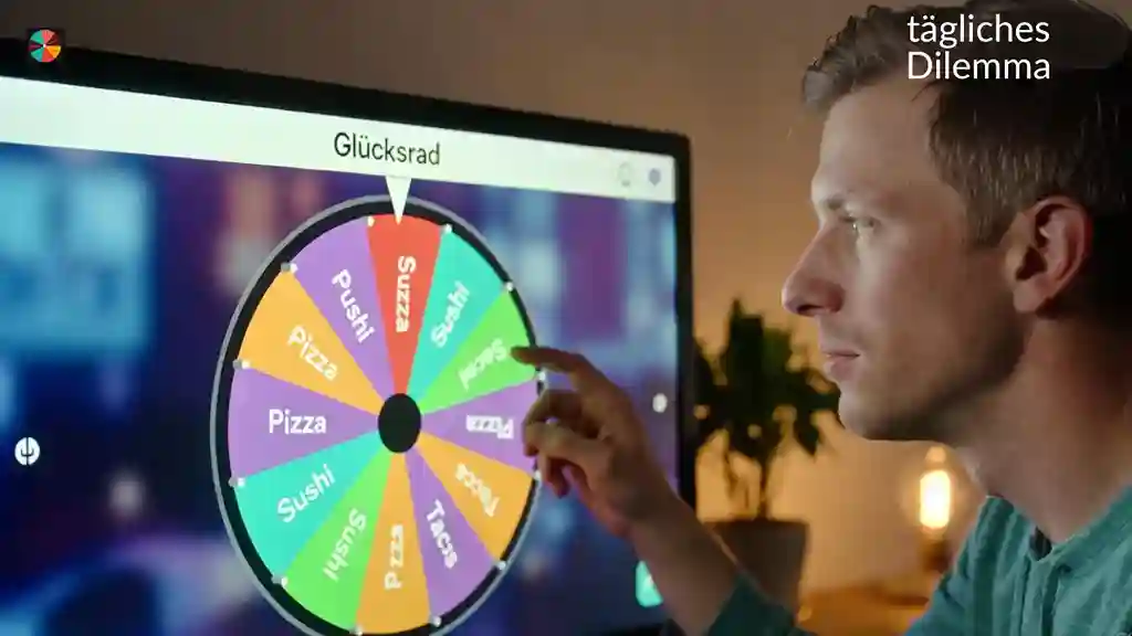 glucksrad online im täglichen Dilemma