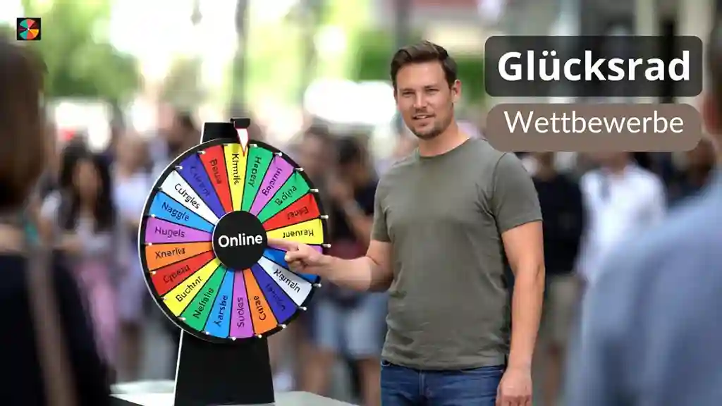Glücksrad online in Wettbewerben