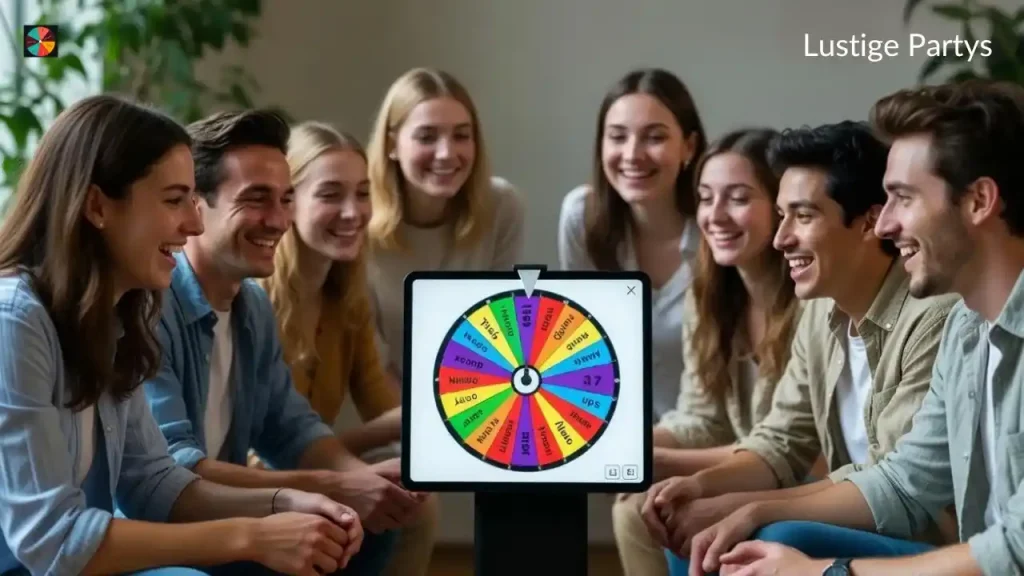 glucksrad Namen in lustigen Entscheidungspartys