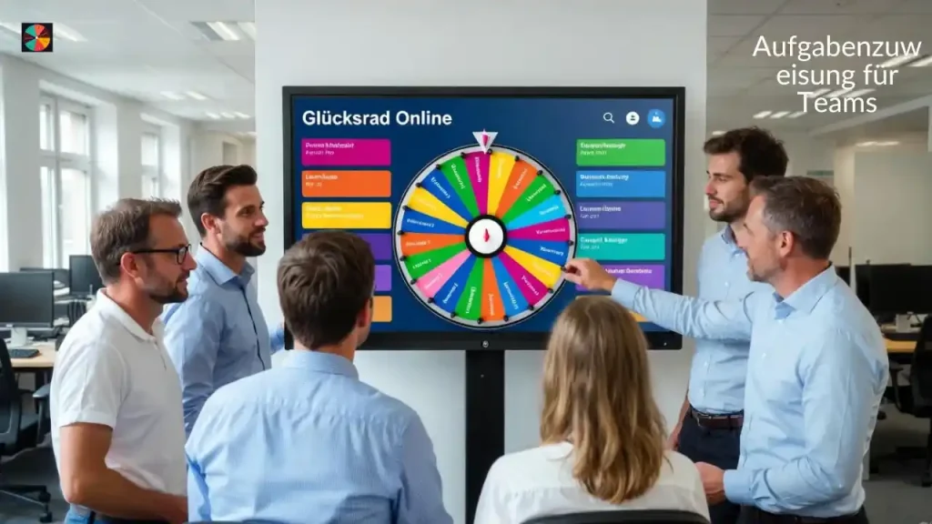 glucksrad Namen im Teamwork